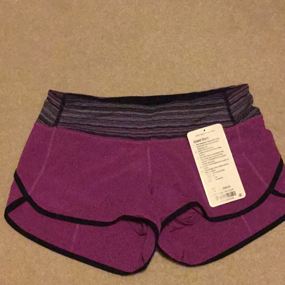 Lululemon speed shorts